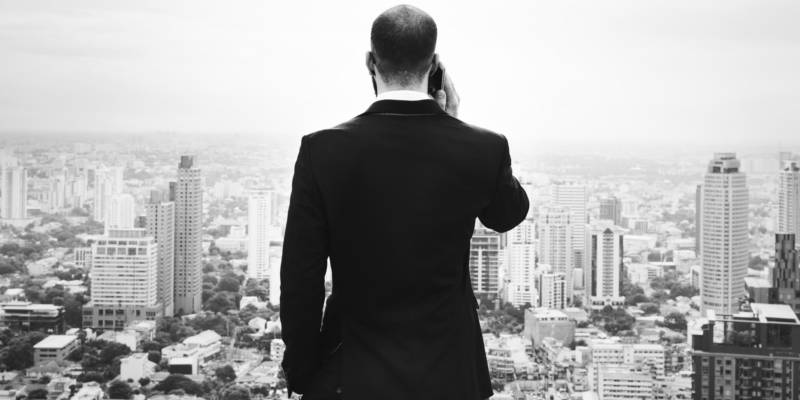 Hudack Law Estate Planning Attorney in Corona Making A Call.