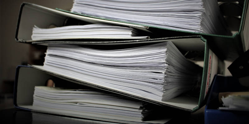 Ring Binders With a Batch of Papers, Estate Planning Attorney.