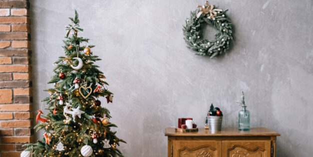 A Homeowner's Cozy Room With Christmas Tree and Decorations, Corona Estate Planning Attorney.