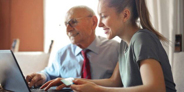 An Elderly Been Help By An Elder Law Attorney With His Medicaid, Corona Estate Planning Attorney.